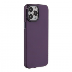 İphone 13 Pro Max Kılıf Anka Pc Sert Metal Kapak - Mor İphone 13 Pro Max Kılıf Anka Pc Sert Metal Kapak - Mor