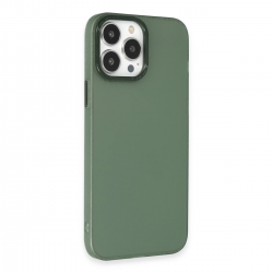 İphone 13 Pro Max Kılıf Modos Metal Kapak - Koyu Yeşil İphone 13 Pro Max Kılıf Modos Metal Kapak - Koyu Yeşil