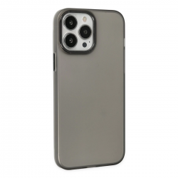 İphone 13 Pro Max Kılıf Modos Metal Kapak - Siyah İphone 13 Pro Max Kılıf Modos Metal Kapak - Siyah