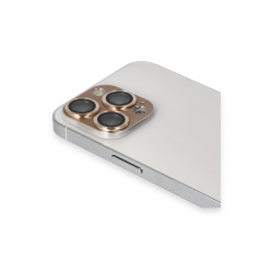 İphone 13 Pro Max Pers Alüminyum Kamera Lens - Gold İphone 13 Pro Max Pers Alüminyum Kamera Lens - Gold