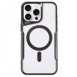 İphone 14 Pro Kılıf Boyi Magsafe Silikon Kapak - Siyah