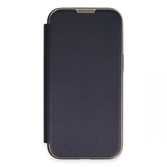 İphone 14 Pro Kılıf Dolpin Kapaklı - Lacivert