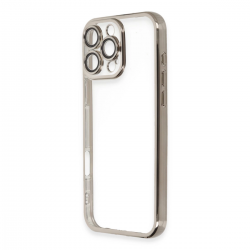 İphone 16 Pro Max Kılıf Razer Lensli Silikon - Titanyum Gri İphone 16 Pro Max Kılıf Razer Lensli Silikon - Titanyum Gri