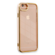 İphone 6 Kılıf Liva Lens Silikon - Pudra