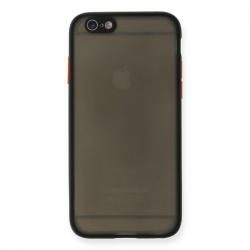 İphone 6 Kılıf Montreal Silikon Kapak - Siyah