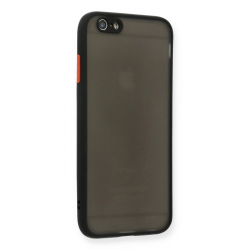 İphone 6 Kılıf Montreal Silikon Kapak - Siyah