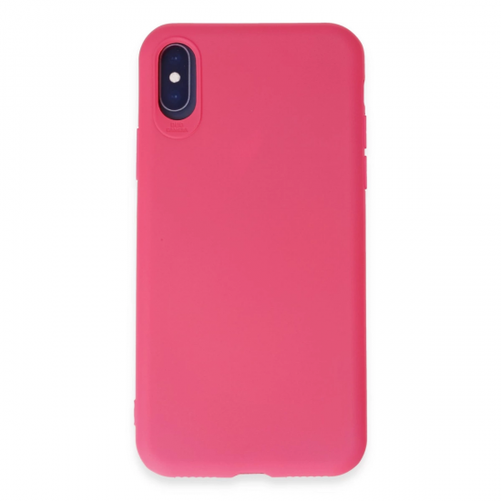İphone X Kılıf First Silikon - Pembe