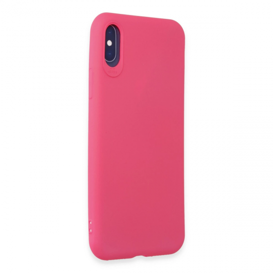 İphone X Kılıf First Silikon - Pembe
