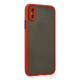 İphone X Kılıf Montreal Silikon Kapak - Kırmızı