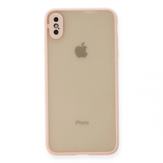 İphone X Kılıf Montreal Silikon Kapak - Pembe