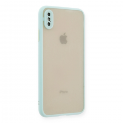 İphone X Kılıf Montreal Silikon Kapak - Turkuaz