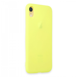 İphone Xr Kılıf First Silikon - Parlak Yeşil