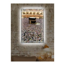 Kanvas Tablo Kabe (Dini İçerikli) Led Işıklı Kanvas Tablo Kabe (Dini İçerikli) Led Işıklı