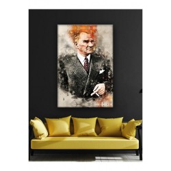 Kanvas Tablo Mustafa Kemal Atatürk   (Çok Şık) Led Işıklı Kanvas Tablo Mustafa Kemal Atatürk   (Çok Şık) Led Işıklı