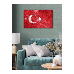 Kanvas Tablo Türk Bayrağı (Al Bayrak) Kanvas Tablo Türk Bayrağı (Al Bayrak)