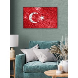 Kanvas Tablo Türk Bayrağı (Bir Hilal Uğruna Ya Rab) Kanvas Tablo Türk Bayrağı (Bir Hilal Uğruna Ya Rab)