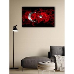 Kanvas Tablo Türk Bayrağı (Kırmızı Beyaz) Kanvas Tablo Türk Bayrağı (Kırmızı Beyaz)