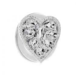 Kickstand Taşlı Magsafe Stand - Beyaz Kickstand Taşlı Magsafe Stand - Beyaz