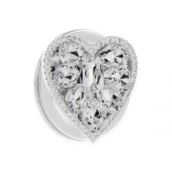 Kickstand Taşlı Magsafe Stand - Beyaz