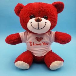 Kırmızı I Love You Ayıcık Kırmızı I Love You Ayıcık