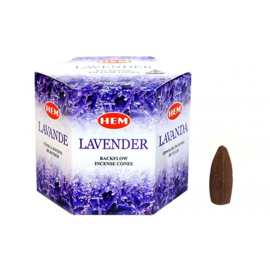 Lavender Back Flow Cones