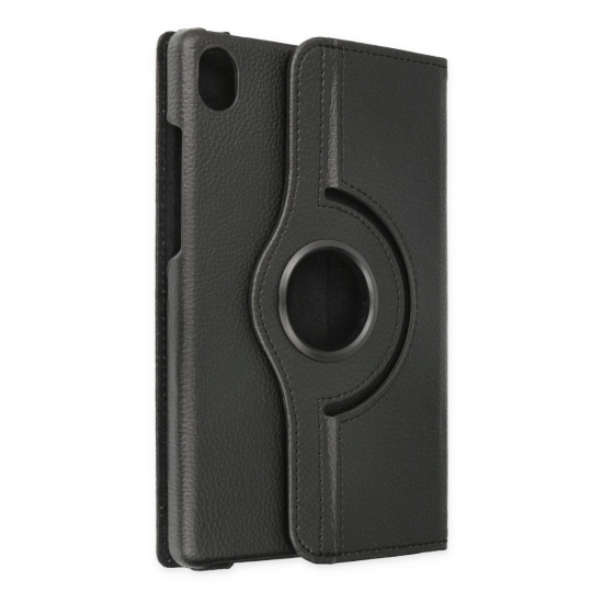Lenovo Tab M8 Kılıf 360 Tablet Deri Kılıf - Siyah