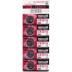 Maxell Cr2016 3v Lityum Düğme Pil 5li Paket Maxell Cr2016 3v Lityum Düğme Pil 5li Paket