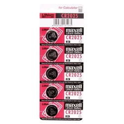 Maxell Cr2025 3v Lityum Düğme Pil 5li Paket Maxell Cr2025 3v Lityum Düğme Pil 5li Paket