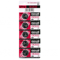 Maxell Cr2032 3v Lityum Düğme Pil 5li Paket Maxell Cr2032 3v Lityum Düğme Pil 5li Paket
