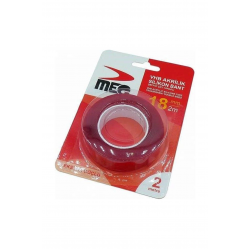 Meg Çift Taraflı Akrilik Silikonize Bant 18 Mm X 2 Metre Meg Çift Taraflı Akrilik Silikonize Bant 18 Mm X 2 Metre