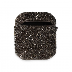 Newface Airpods 2 (2.nesil) Mira Taşlı Kılıf - Siyah Newface Airpods 2 (2.nesil) Mira Taşlı Kılıf - Siyah