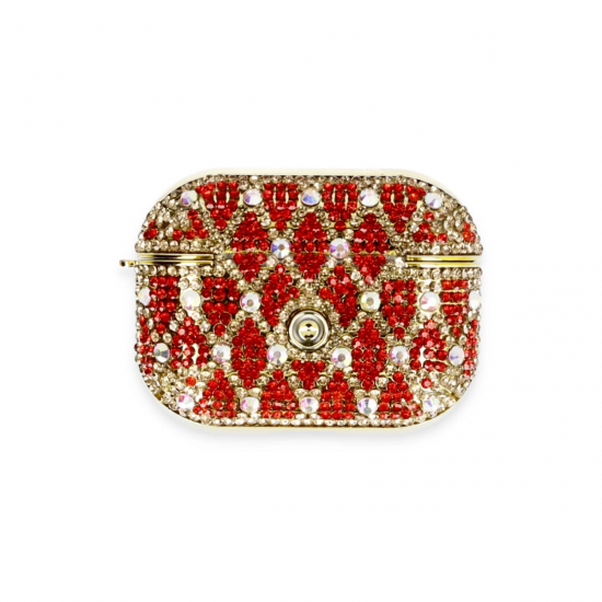 Newface Airpods Pro 2 (2.nesil) Klor Taşlı Kılıf - Desen 1