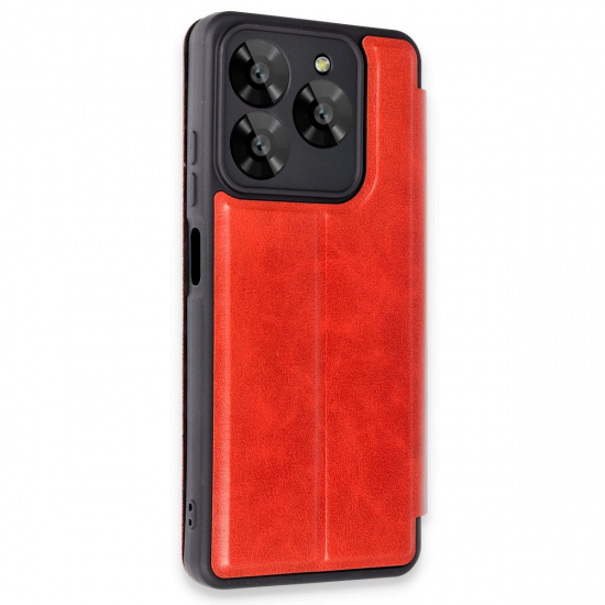 Newface General Mobile Era 50 Kılıf Flip Cover - Kırmızı