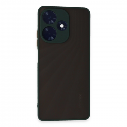 Newface İnfinix Hot 30 4g Kılıf Montreal Silikon Kapak - Yeşil Newface İnfinix Hot 30 4g Kılıf Montreal Silikon Kapak - Yeşil