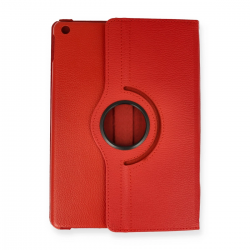 Newface İpad Pro 13 (2024) Kılıf 360 Tablet Deri Kılıf - Kırmızı