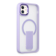 Newface İphone 12 Tork Magsafe Standlı Kapak - Lila