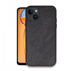 Newface İphone 14 Kılıf Aras Deri Kapak - Siyah Newface İphone 14 Kılıf Aras Deri Kapak - Siyah