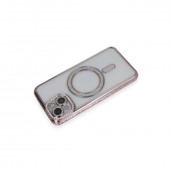 Newface İphone 14 Kılıf Joke Simli Magneticsafe Kılıf - Pembe Newface İphone 14 Kılıf Joke Simli Magneticsafe Kılıf - Pembe