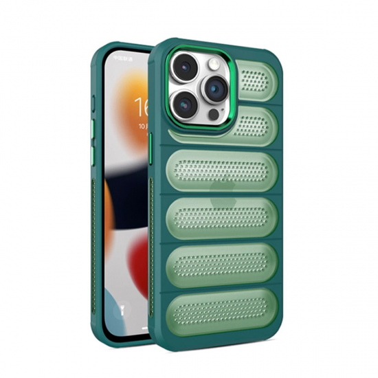 Newface İphone 14 Pro Max Kılıf Airmax Silikon Kapak - Koyu Yeşil