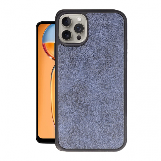 Newface İphone 14 Pro Max Kılıf Aras Deri Kapak - Lacivert