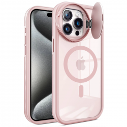 Newface İphone 14 Pro Max Kılıf Teleskop Lens Magsafe Silikon Kapak - Pembe Newface İphone 14 Pro Max Kılıf Teleskop Lens Magsafe Silikon Kapak - Pembe