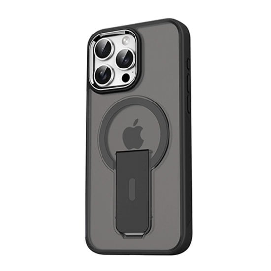 Newface İphone 14 Pro Tork Magsafe Standlı Kapak - Siyah