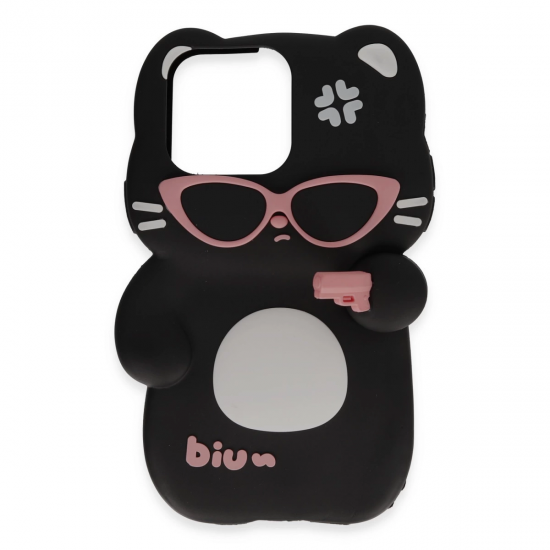 Newface İphone 15 Pro Kılıf Poky Karakter Silikon Kapak - Desen 1