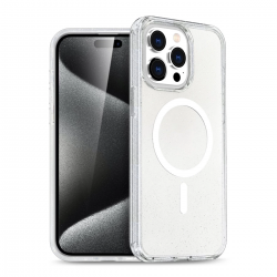 Newface İphone 15 Pro Kılıf Star Magsafe Kapak - Şeffaf Newface İphone 15 Pro Kılıf Star Magsafe Kapak - Şeffaf