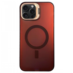 Newface İphone 15 Pro Primera Magsafe Standlı Kapak - Bordo