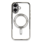 Newface İphone 16 Kılıf Kross Magneticsafe Kapak - Gümüş