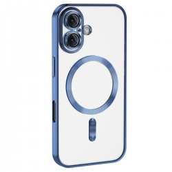 Newface İphone 16 Plus Kılıf Kross Magneticsafe Kapak - Mavi Newface İphone 16 Plus Kılıf Kross Magneticsafe Kapak - Mavi