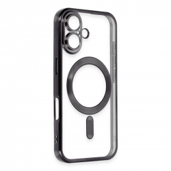 Newface İphone 16 Plus Kılıf Kross Magneticsafe Kapak - Siyah Newface İphone 16 Plus Kılıf Kross Magneticsafe Kapak - Siyah