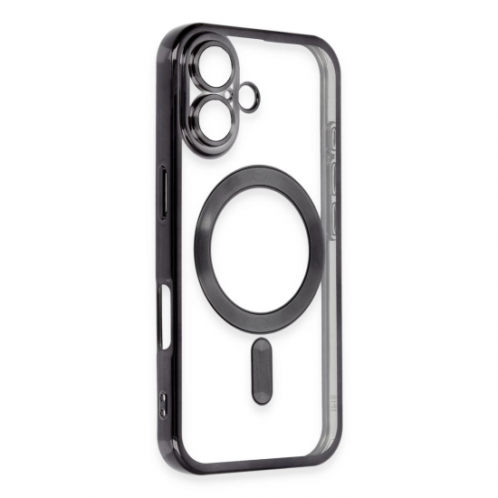 Newface İphone 16 Plus Kılıf Kross Magneticsafe Kapak - Siyah