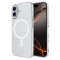 Newface İphone 16 Plus Kılıf Magneticsafe Şeffaf Silikon - Şeffaf